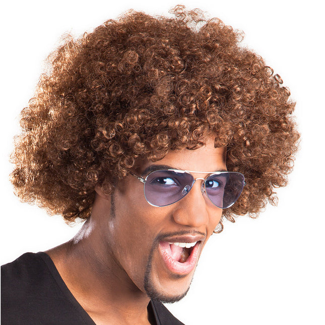 Rowek brązowej peruki