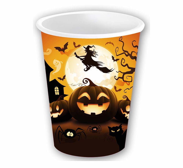 Kubki na Halloween Pumpkin 355ml 6szt