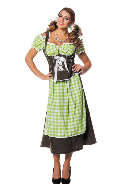 Zielona sukienka Dirndl Oktoberfest Ladies