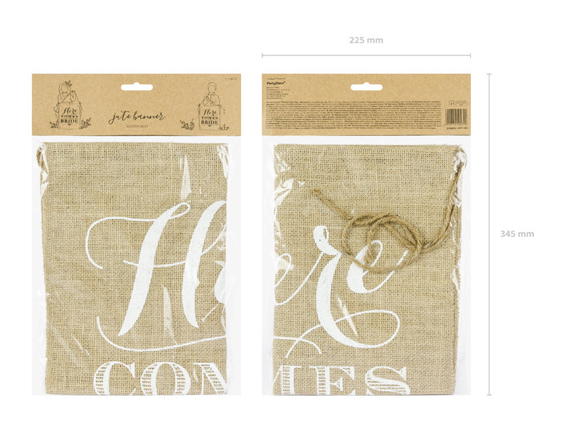 Baner Here Comes The Bride 51cm