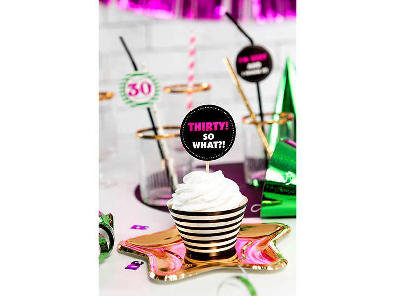 Złote talerze Gwiazda 18cm 6szt