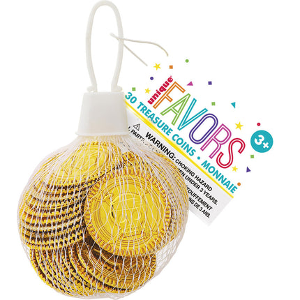 Breakout prezentuje Pirackie Monety Plastikowe 3cm 30szt