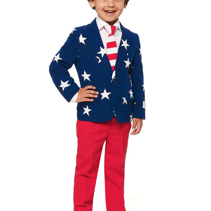 USA Stars Stripes Suit Boy <tc>OppoSuits</tc>