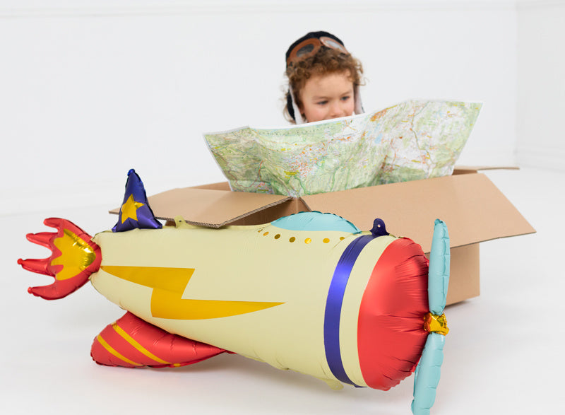 Balon helowy Samolot Pusty 91cm