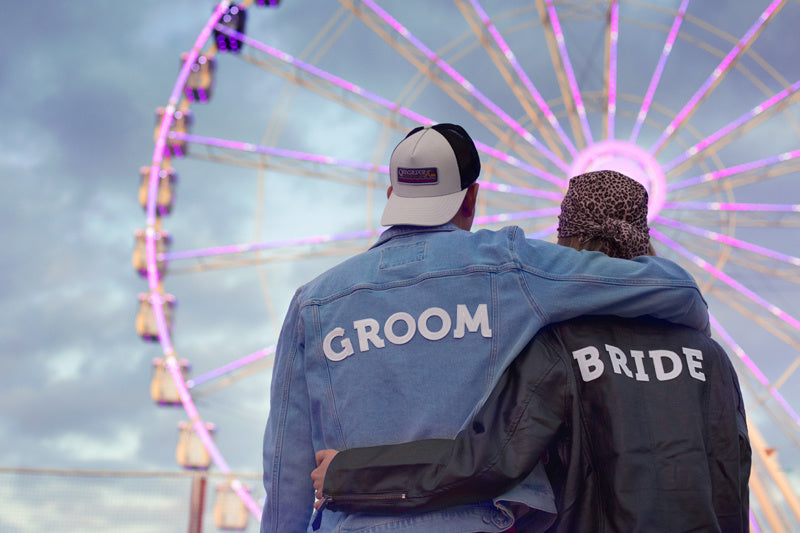 Żelazny emblemat panny młodej 24 cm