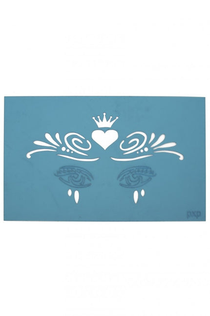 Szablon PXP Schmink do malowania twarzy Serce z koroną