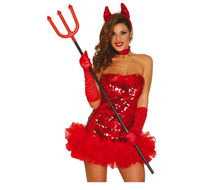 Halloween Trident Red 1.2m