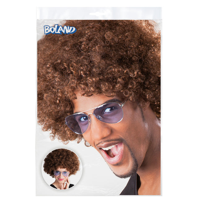 Rowek brązowej peruki