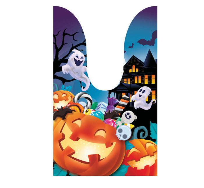 Kolorowe torebki na Halloween Dynia 13,5 cm
