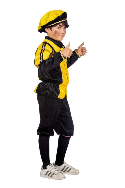 Pietenpak Kind Yellow/Black Luxe