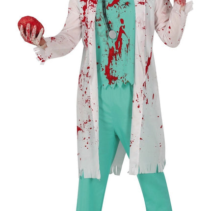 Kostium doktora Zombie na Halloween dla mężczyzn