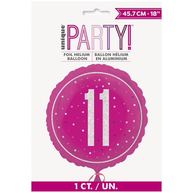 11-letni balon helowy pusty 45 cm