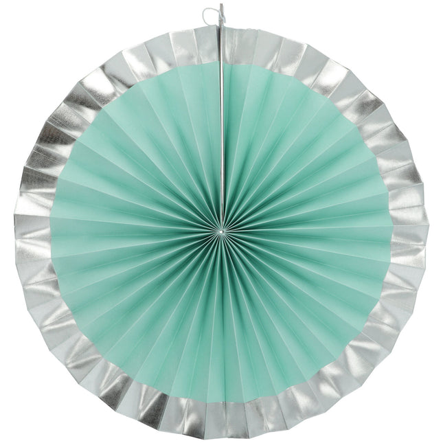 Honeycomb Mint Green Silver