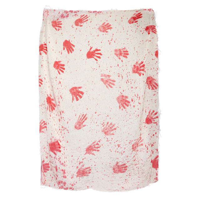 Ręce do zasłon na Halloween