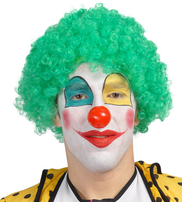 Zielone loki z peruki