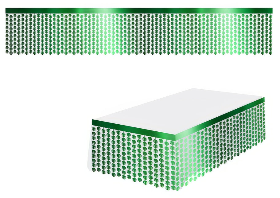 Obrus Hawaii Zielone liście palmowe 4m