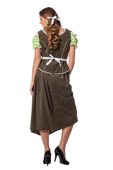 Zielona sukienka Dirndl Oktoberfest Ladies
