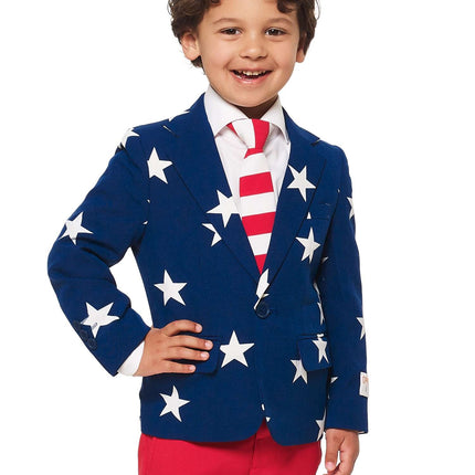 USA Stars Stripes Suit Boy <tc>OppoSuits</tc>