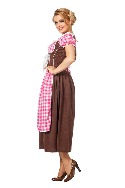 Różowa sukienka Dirndl Oktoberfest Ladies Long