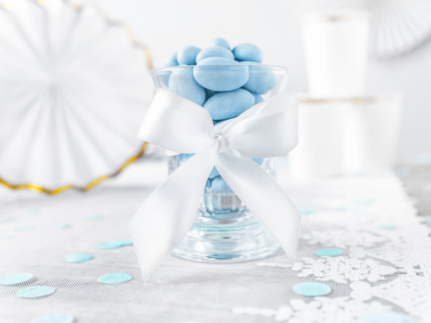 Wstążka satynowa biała 25 mm 25 m