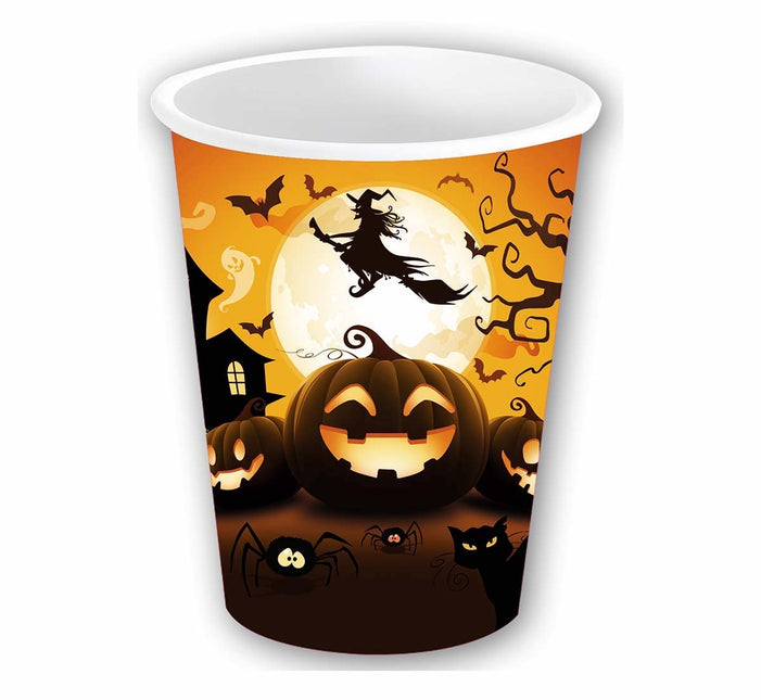 Kubki na Halloween Pumpkin 240ml 6szt