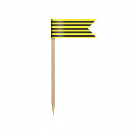 Flagi na tort 7cm 6szt