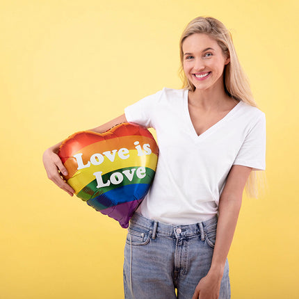 Balon helowy Love Is Love pusty 35cm