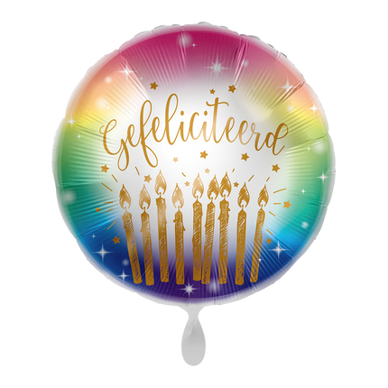 Balon helowy gratulacyjny pusty 43 cm