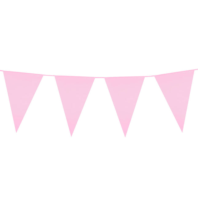 Jasnoróżowa girlanda duża 10 m
