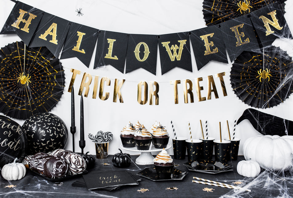 Słomki papierowe czarne 19,5cm 10szt