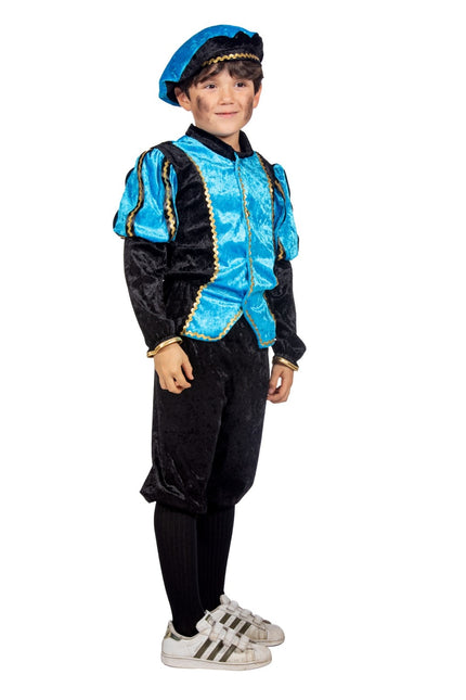 Pietenpak Kind Light Blue/Black Luxe