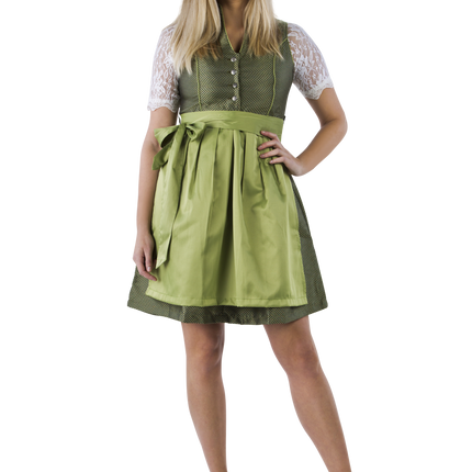Ciemnozielona sukienka Dirndl Oktoberfest Ladies 2 części