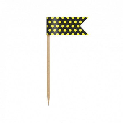 Flagi na tort 7cm 6szt