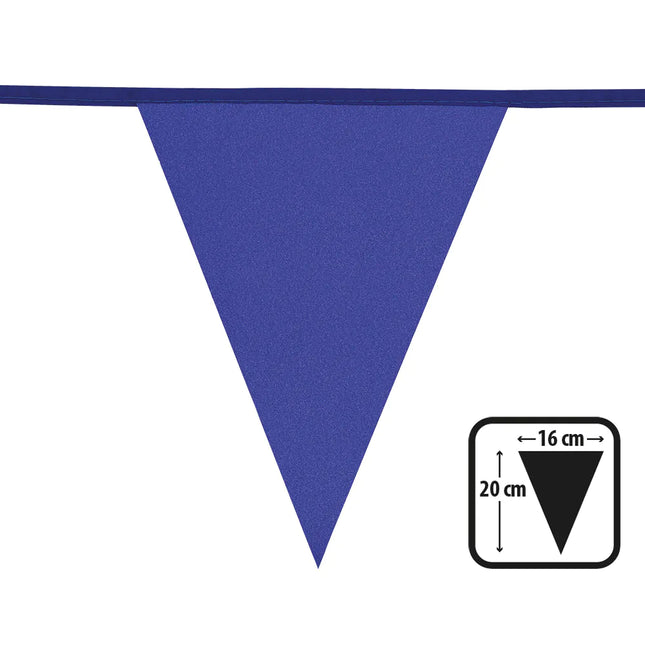 Niebieska girlanda brokatowa 6m