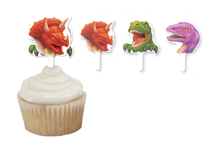 Pałeczki koktajlowe Dino 6,4 cm 12 szt.