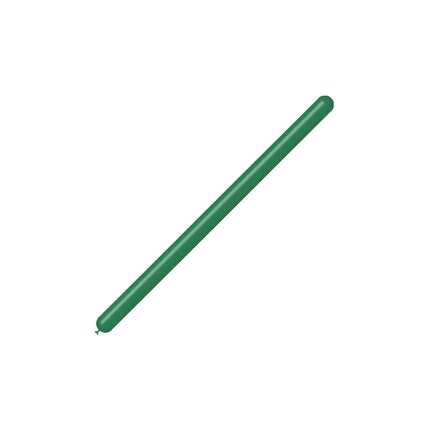 Ciemnozielone balony do modelowania 5cm 150cm 50szt