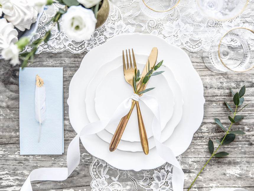 Wstążka satynowa biała 25 mm 25 m