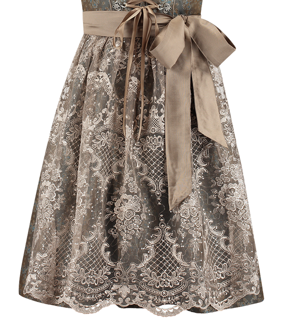 Zielona sukienka Dirndl Oktoberfest Ladies Jaquard