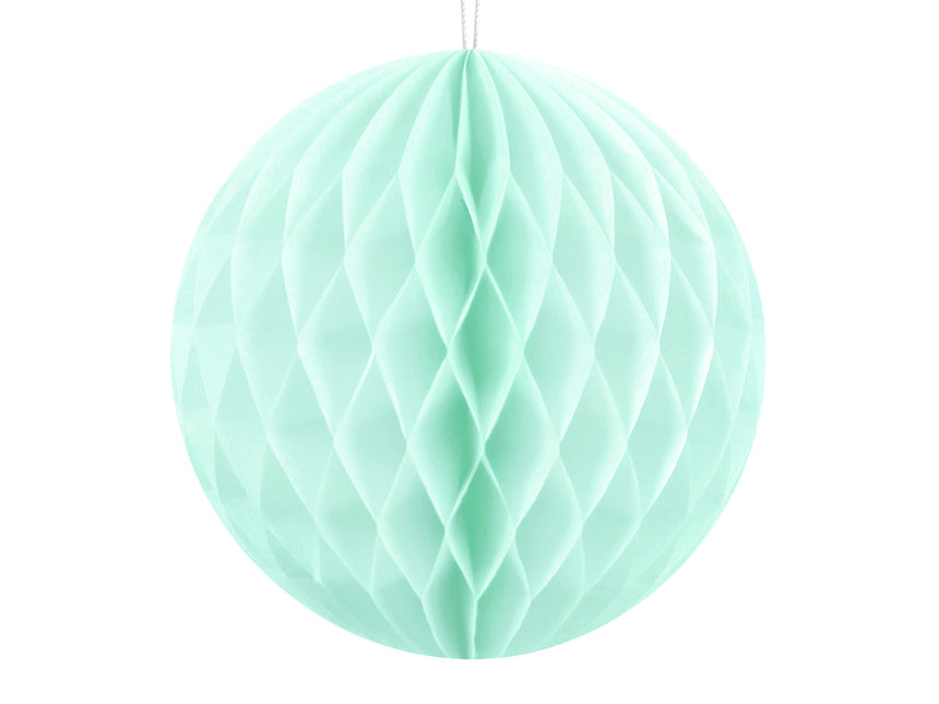 Honeycomb Ball Mint Green 10cm