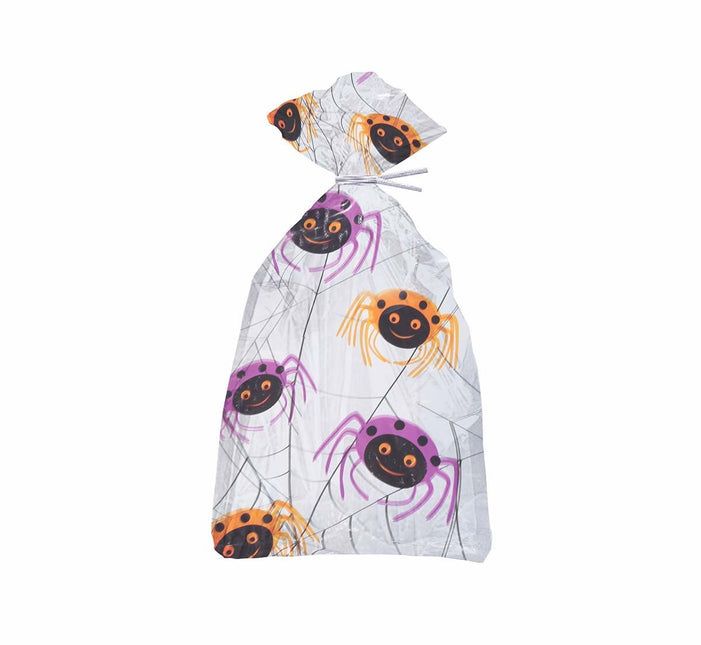 Torebki imprezowe Pająki 28cm 20szt