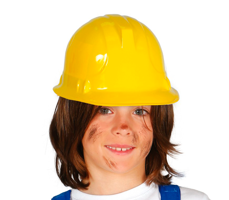 Kask budowlany żółty dziecięcy