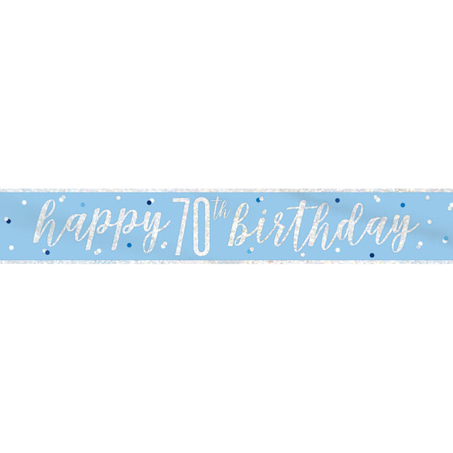 Banner 70 Years Blue 2.74m