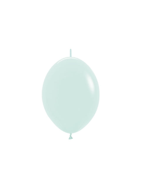 Balony Pastel Matte Green 15cm 50szt