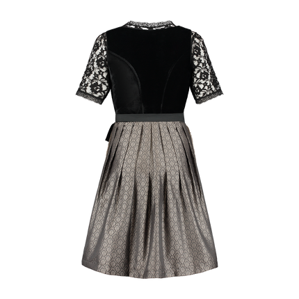 Czarna sukienka Dirndl Oktoberfest Ladies Velvet