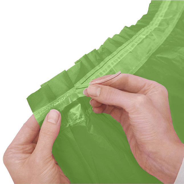 Limonkowa spódnica na stół 4,26 m