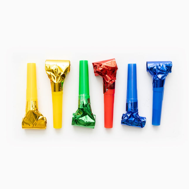Języczki do rolek w kolorze metalicznym 6 szt.