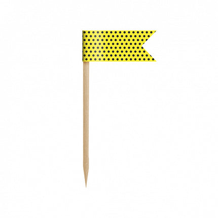 Flagi na tort 7cm 6szt