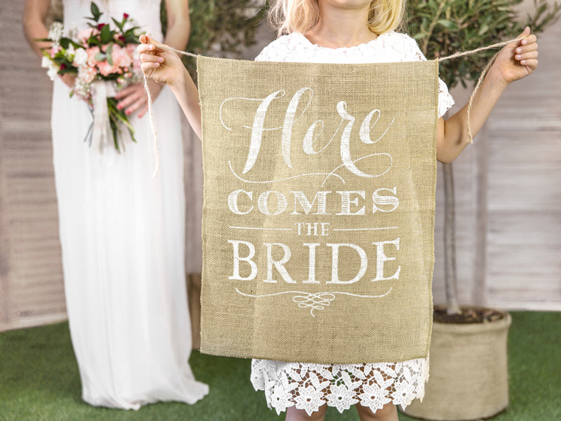 Baner Here Comes The Bride 51cm