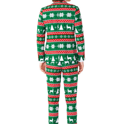 Świąteczny zielony garnitur chłopca nastolatka <tc>OppoSuits</tc>