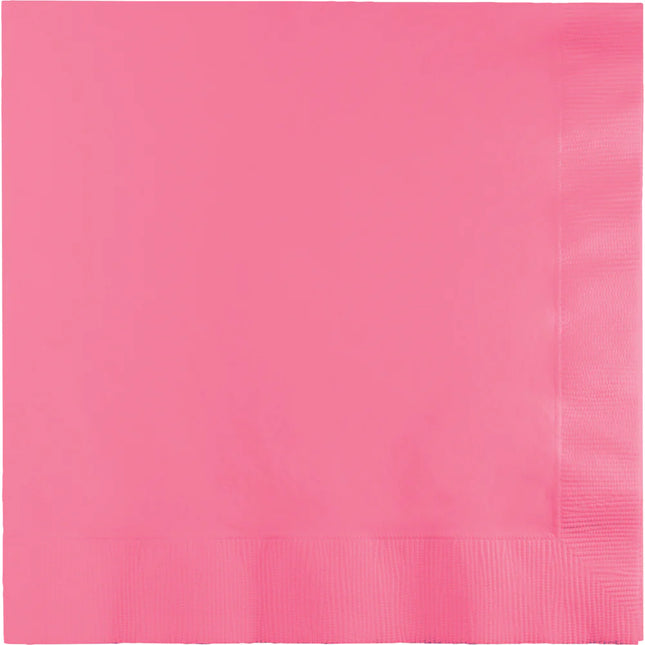 Różowe serwetki 3-warstwowe 33cm 50szt